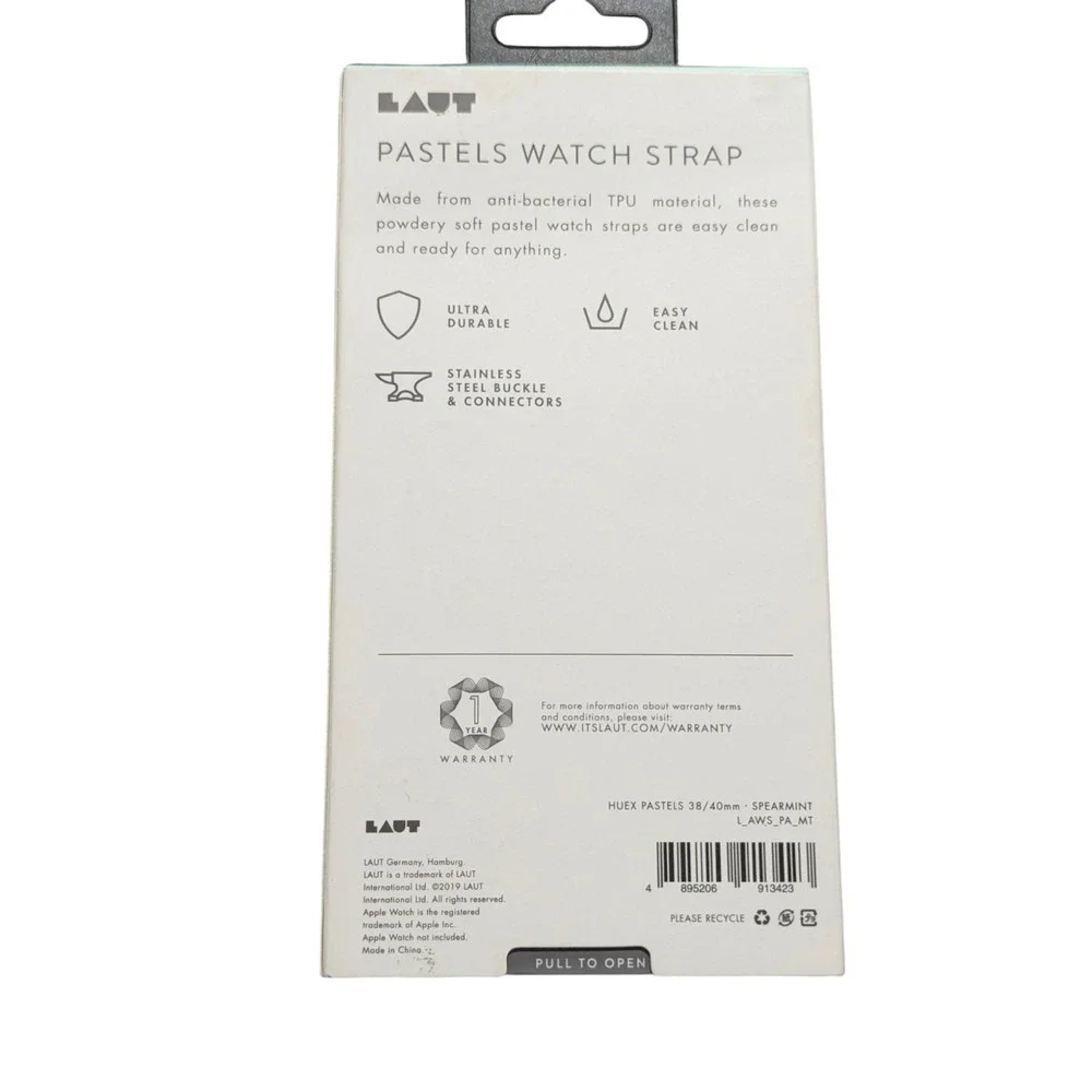 V4-N LAUT Huex Pastels Watch Strap For Apple Watch 38mm / 40mm - Pastel Green